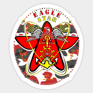 Eagle Star - Circumnavigation Sticker